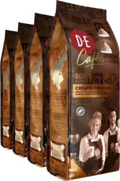 Douwe Egberts D.E Café Creatie Koffiebonen - 7/9 Intensiteit - 4 X 500 Gram -Koffie Verkoop 796x1200