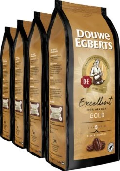 Douwe Egberts Excellent Gold Koffiebonen - 5/9 Intensiteit - 4 X 1kg -Koffie Verkoop 844x1200