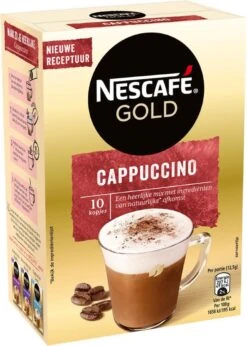 Nescafé Gold Cappuccino Oploskoffie - Ongezoet - 6 Doosjes à 10 Zakjes -Koffie Verkoop 857x1200 2