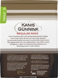 Kanis & Gunnink Regular Koffiepads - 10 X 36 Pads 6 Kanis & Gunnink Regular Koffiepads - 10 X 36 Pads -Koffie Verkoop 895x1200 1