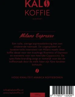 Kalo Koffie - 100% Arabica Koffiebonen - Milano Espresso - 1kg - Exclusieve Koffie -Koffie Verkoop 921x1200