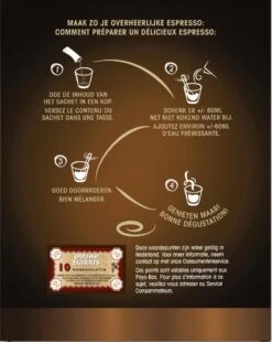 Douwe Egberts Espresso Sticks Oploskoffie - 6 X 25 Zakjes -Koffie Verkoop 957x1200