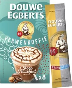 Douwe Egberts Latte Choco Hazelnut Oploskoffie - 5/9 Intensiteit - 5 X 8 Zakjes -Koffie Verkoop 980x1200 1