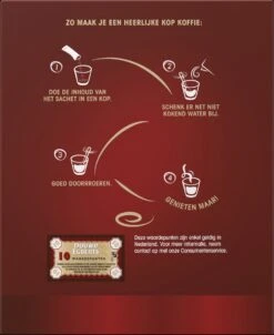 Douwe Egberts Aroma Rood Sticks Oploskoffie - 6 X 25 Zakjes -Koffie Verkoop 981x1200 1