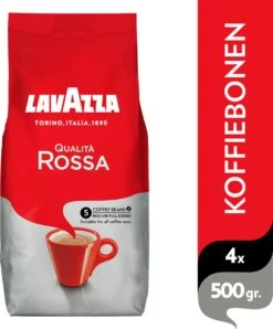 Lavazza Qualita Rossa Koffiebonen - 500 Gram X4 -Koffie Verkoop 993x1200