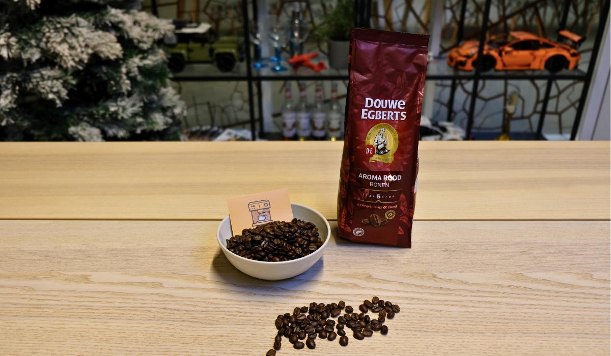 Koffie Verkoop -Koffie Verkoop DE aroma rood koffiebonen